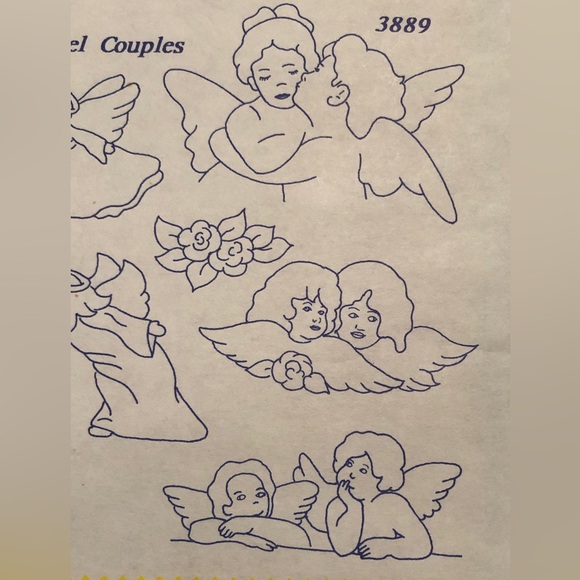 NWT Embroidery Hoop and Angel design transfers for Arts and Crafts - Picture 16 of 16